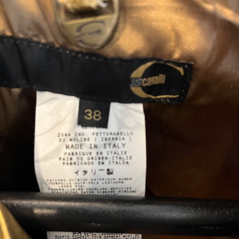 Just Cavalli Vintage Trench Coat Size 38! Pristine condition! - Picture 3 of 3